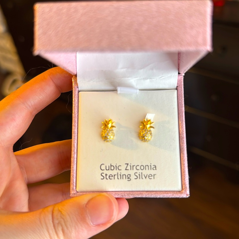 Pineapple earrings